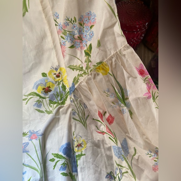 MABLE Dress Cream Floral Off-Shoulder Cotton NWT - Picture 10 of 15